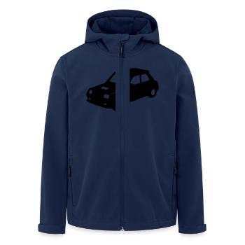 R5 voiture de course - Veste softshell homme en polyester recyclé Stanley/Stella - marine - Devant - AI Model Male 185 light (185cm)