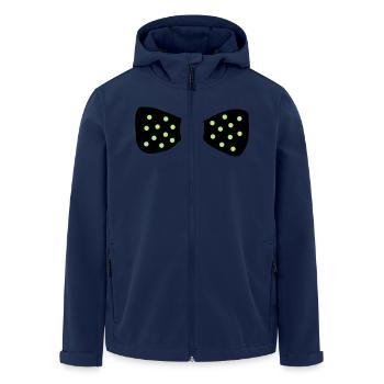 bow_tie - Men’s Recycled Softshell Jacket by Stanley/Stella - navy - Front - AI Model Male 185 light (185cm)