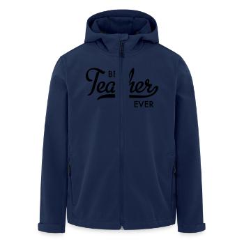 best teacher ever - Recycelte Männer Softshell-Jacke von Stanley/Stella - Navy - Vorne - AI Model Male 185 light (185cm)