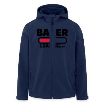 Boulanger - Veste softshell homme en polyester recyclé Stanley/Stella - marine - Devant - AI Model Male 185 light (185cm)