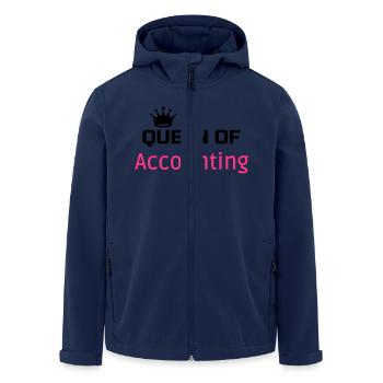 Accountant Accounting Buchhalter Comptable Compta - Men’s Recycled Softshell Jacket by Stanley/Stella - navy - Front - AI Model Male 185 light (185cm)