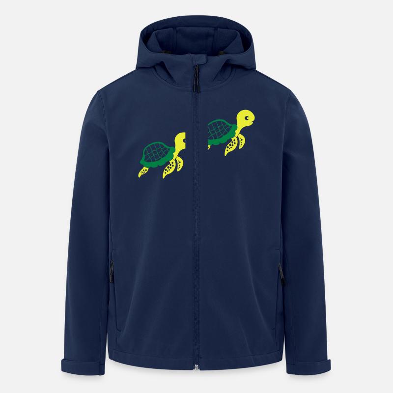 schildkroeten_002 - Veste softshell homme en polyester recyclé Stanley/Stella - marine