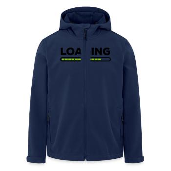 Loading - Men’s Recycled Softshell Jacket by Stanley/Stella - navy - Front - AI Model Male 185 light (185cm)