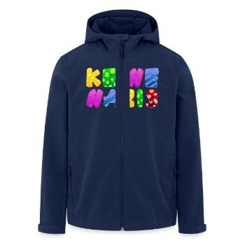 AfD stoppen gegen rechts Demokratie Vielfalt links - Recycelte Männer Softshell-Jacke von Stanley/Stella - Navy - Vorne - AI Model Male 185 light (185cm)