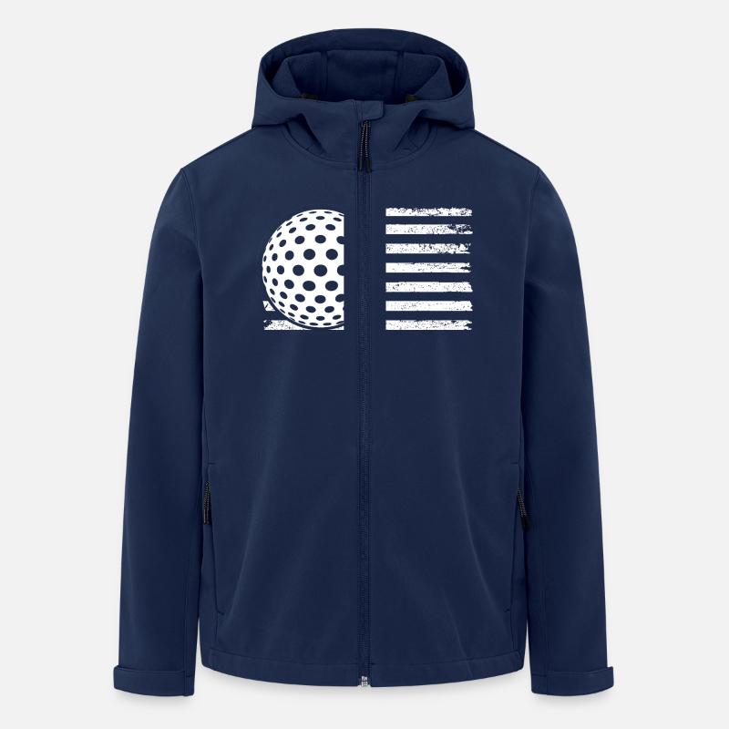 Golfers Golf - Men’s Recycled Softshell Jacket by Stanley/Stella - navy