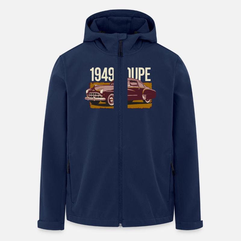 1949 Coupé Burgund - Recycelte Männer Softshell-Jacke von Stanley/Stella - Navy