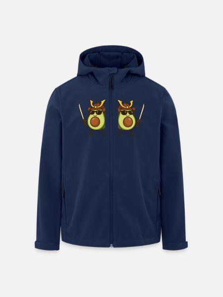 Avocado Samurai 2 - Men’s Recycled Softshell Jacket by Stanley/Stella - navy