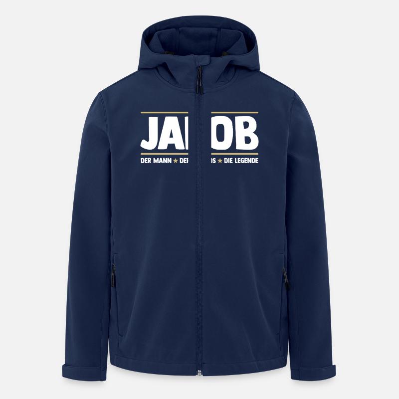 Jacob - Men’s Recycled Softshell Jacket by Stanley/Stella - navy