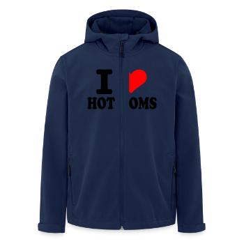 I love hot moms - Recycelte Männer Softshell-Jacke von Stanley/Stella - Navy - Vorne - AI Model Male 185 light (185cm)