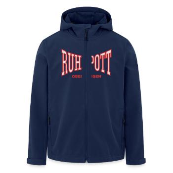 Ruhr Oberhausen - Veste softshell homme en polyester recyclé Stanley/Stella - marine - Devant - AI Model Male 185 light (185cm)