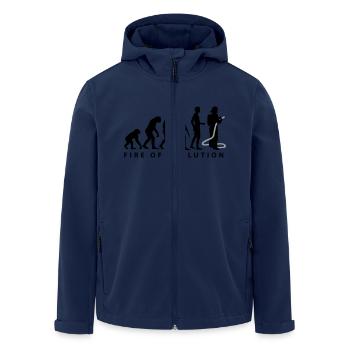 evolution_feuerwehr_2c - Veste softshell homme en polyester recyclé Stanley/Stella - marine - Devant - AI Model Male 185 light (185cm)