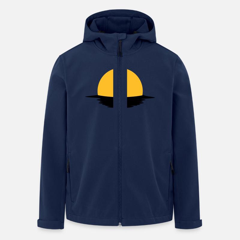 Sonne - Recycelte Männer Softshell-Jacke von Stanley/Stella - Navy