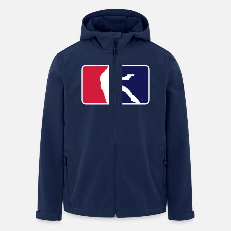 IPSC Logo - Recycelte Männer Softshell-Jacke von Stanley/Stella - Navy
