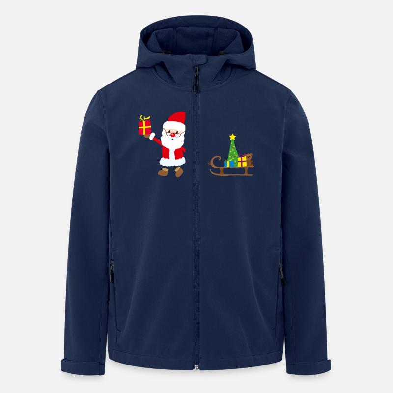 Weihnachtsmann - Recycelte Männer Softshell-Jacke von Stanley/Stella - Navy