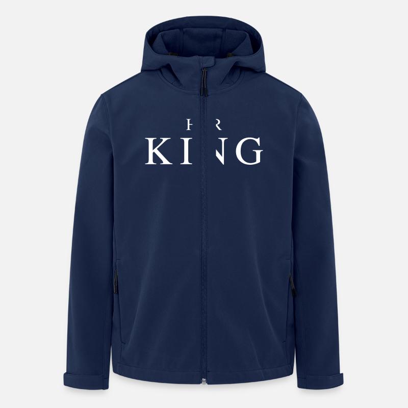 HER KING - Recycelte Männer Softshell-Jacke von Stanley/Stella - Navy
