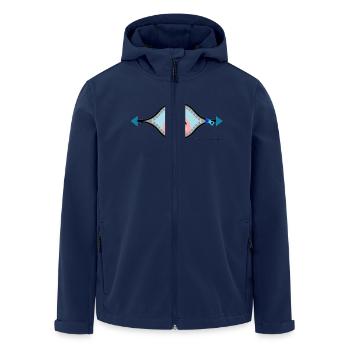BabyBoy - Recycelte Männer Softshell-Jacke von Stanley/Stella - Navy - Vorne - AI Model Male 185 light (185cm)