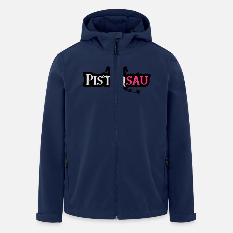 pistensau - Recycelte Männer Softshell-Jacke von Stanley/Stella - Navy