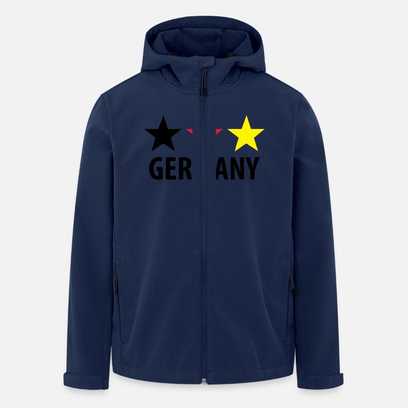 germany - Veste softshell homme en polyester recyclé Stanley/Stella - marine