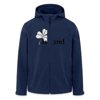 Irland - Recycelte Männer Softshell-Jacke von Stanley/Stella - Navy - Vorne - AI Model Male 185 light (185cm)
