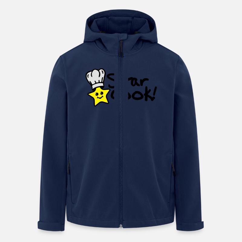 star_cook_design_t3 - Recycelte Männer Softshell-Jacke von Stanley/Stella - Navy