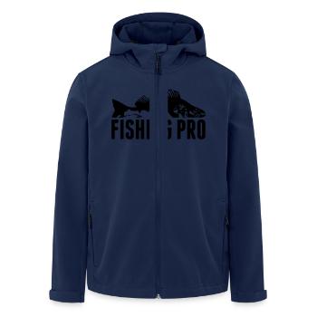 fishing_pro_barsch_gg1 - Veste softshell homme en polyester recyclé Stanley/Stella - marine - Devant - AI Model Male 185 light (185cm)