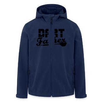 DART Père - Veste softshell homme en polyester recyclé Stanley/Stella - marine - Devant - AI Model Male 185 light (185cm)