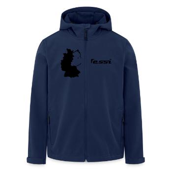 Wessi - Recycelte Männer Softshell-Jacke von Stanley/Stella - Navy - Vorne - AI Model Male 185 light (185cm)
