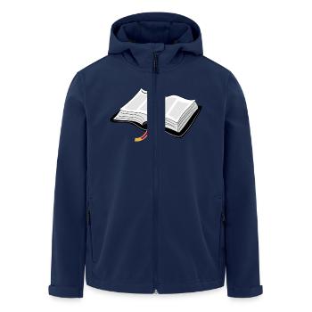 Holy Bible - Men’s Recycled Softshell Jacket by Stanley/Stella - navy - Front - AI Model Male 185 light (185cm)