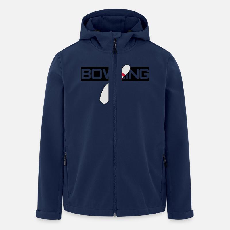 Bowling - Recycelte Männer Softshell-Jacke von Stanley/Stella - Navy