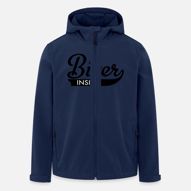 biker - Recycelte Männer Softshell-Jacke von Stanley/Stella - Navy