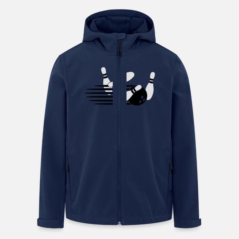 Fast Bowling Throw - Recycelte Männer Softshell-Jacke von Stanley/Stella - Navy