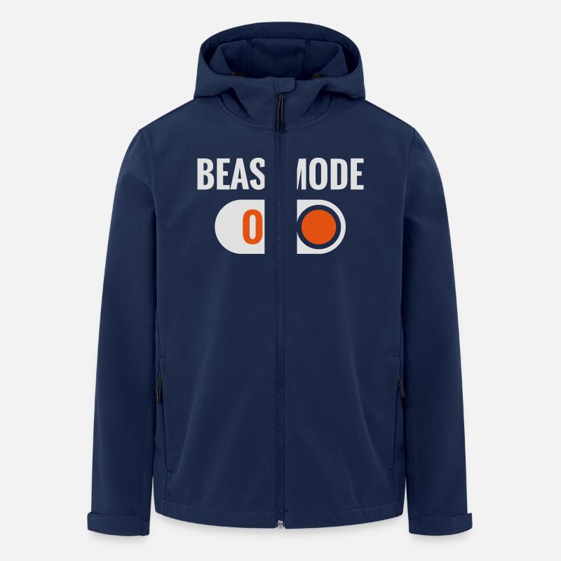 Beast Mode - Recycelte Männer Softshell-Jacke von Stanley/Stella - Navy