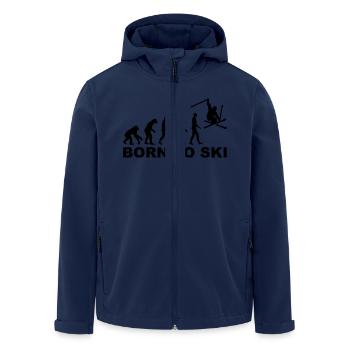 Born to Ski - Veste softshell homme en polyester recyclé Stanley/Stella - marine - Devant - AI Model Male 185 light (185cm)