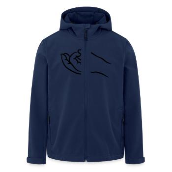 Hände arschloch loch - Recycelte Männer Softshell-Jacke von Stanley/Stella - Navy - Vorne - AI Model Male 185 light (185cm)