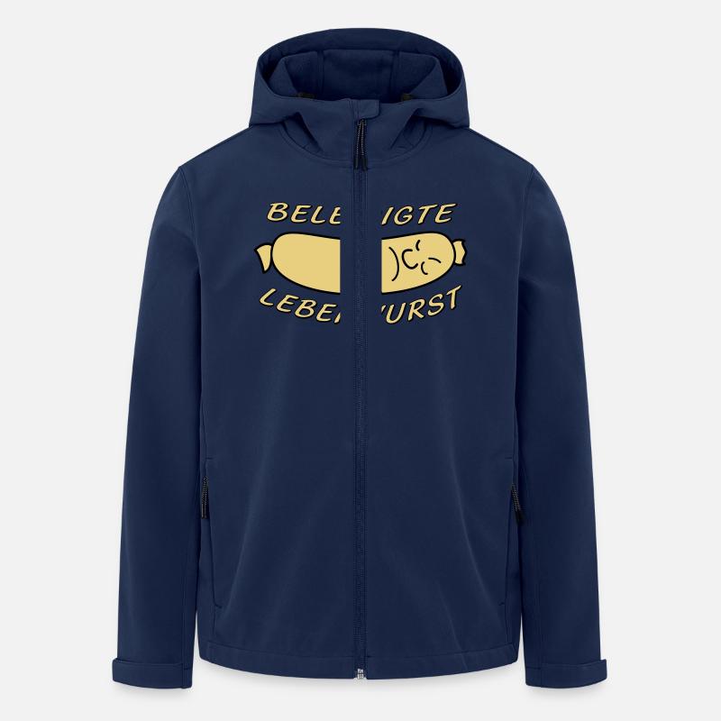 beleidigte Leberwurst - Recycelte Männer Softshell-Jacke von Stanley/Stella - Navy