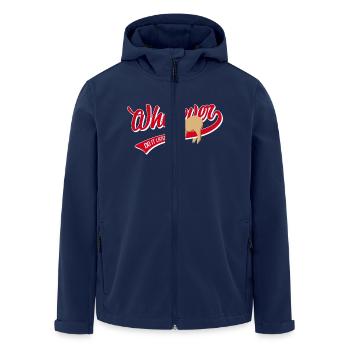 Whatever-sloth sloth Prokrastinieren lounging - Men’s Recycled Softshell Jacket by Stanley/Stella - navy - Front - AI Model Male 185 light (185cm)