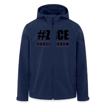 zrce party crew - Recycelte Männer Softshell-Jacke von Stanley/Stella - Navy - Vorne - AI Model Male 185 light (185cm)