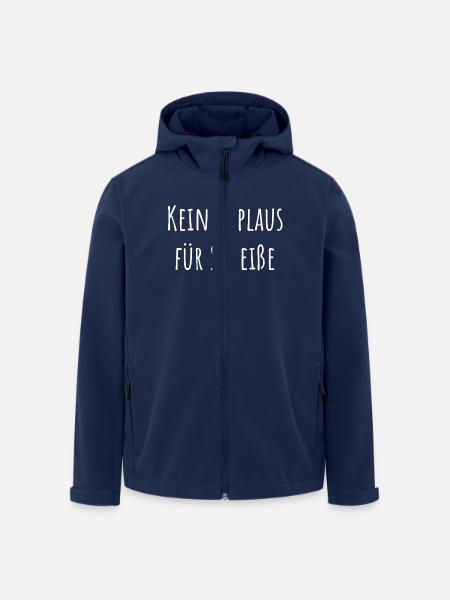 Spruch kein Applaus für Scheiße weiß - Recycelte Männer Softshell-Jacke von Stanley/Stella - Navy