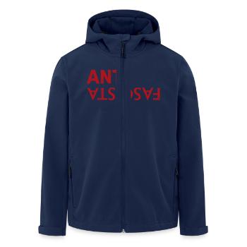 Anti-fasciite - Veste softshell homme en polyester recyclé Stanley/Stella - marine - Devant - AI Model Male 185 light (185cm)