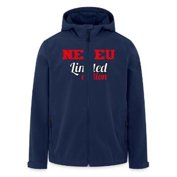 NEVEU LIMITED EDITION - Veste softshell homme en polyester recyclé Stanley/Stella - marine - Devant - AI Model Male 185 light (185cm)