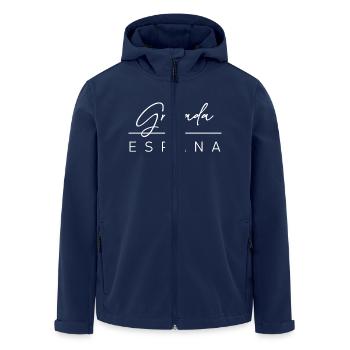 Spain - Grenada - Spanien - Espana - Recycelte Männer Softshell-Jacke von Stanley/Stella - Navy - Vorne - AI Model Male 185 light (185cm)