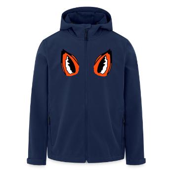 Renard roux Oreilles de renard Oreilles de renard Oreilles douces - Veste softshell homme en polyester recyclé Stanley/Stella - marine - Devant - AI Model Male 185 light (185cm)