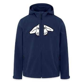 Lapin Lapin Rongeur Petit Animal Mignon - Veste softshell homme en polyester recyclé Stanley/Stella - marine - Devant - AI Model Male 185 light (185cm)