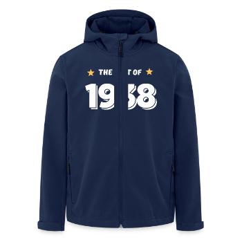 Best of 1938 - Veste softshell homme en polyester recyclé Stanley/Stella - marine - Devant - AI Model Male 185 light (185cm)
