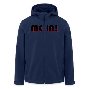Moin - Recycelte Männer Softshell-Jacke von Stanley/Stella - Navy - Vorne - AI Model Male 185 light (185cm)