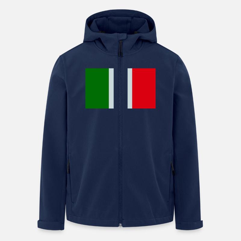 Italien - Recycelte Männer Softshell-Jacke von Stanley/Stella - Navy