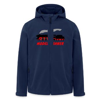 modélistes - Veste softshell homme en polyester recyclé Stanley/Stella - marine - Devant - AI Model Male 185 light (185cm)