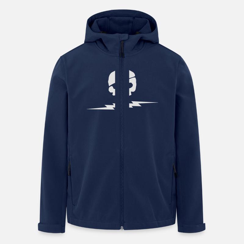 Lightning Jolly - Recycelte Männer Softshell-Jacke von Stanley/Stella - Navy