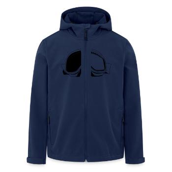 Skibrille - Recycelte Männer Softshell-Jacke von Stanley/Stella - Navy - Vorne - AI Model Male 185 light (185cm)