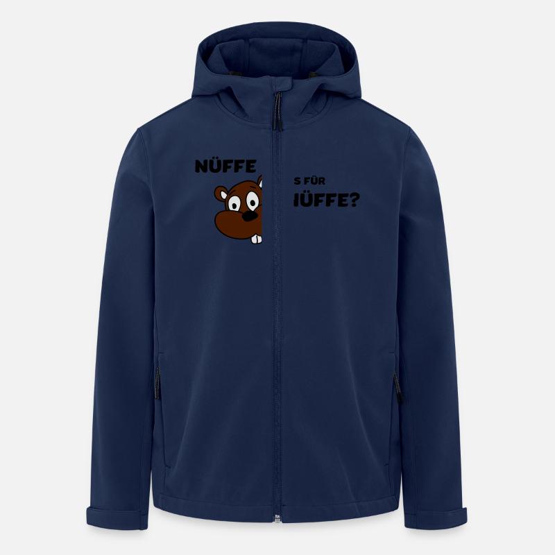 Nüffe was für Nüffe? - Recycelte Männer Softshell-Jacke von Stanley/Stella - Navy